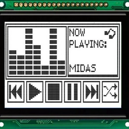 MC128064D6W-FPTLW-V2 Midas Components