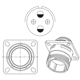 Amphenol HV00RF15-54P image