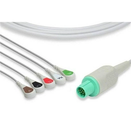 SERVOMED 4 DIRECT-CONNECT ECG CABLES SNAP International Lighting