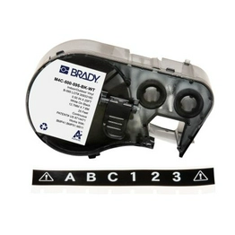 M4C-500-595-BK-WT BRADY