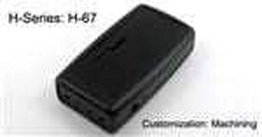 H-67-AA-BLACK,W/PC Serpac Electronic Enclosures