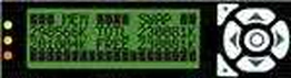 BLK204-7T-1U-BK-USB-YG-E Matrix Orbital