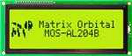 MOS-AL204B-YX3SE Matrix Orbital