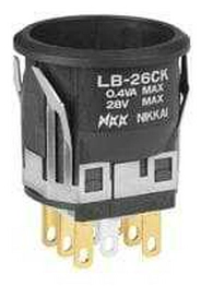 LB26CKG01 NKK Switches