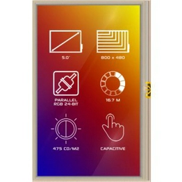 4DLCD-50800480-CTP-IPS 4D Systems