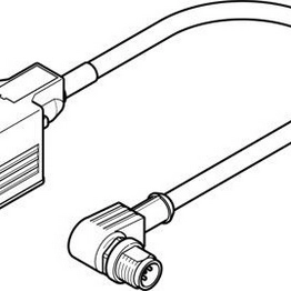 NEBV-A1W3F-P-K-0.6-N-M12W3 FESTO