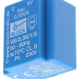 BLOCK Transformatoren-Elektronik VB 0,35/1/6 image