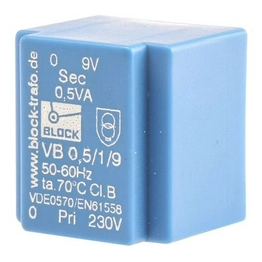 VB 0,5/1/9 BLOCK Transformatoren-Elektronik