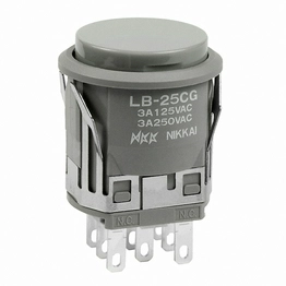 NKK Switches LB25CGW01/UC-H image