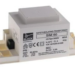 SIM 60 BLOCK Transformatoren-Elektronik