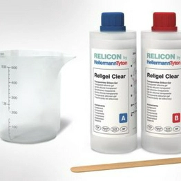 HellermannTyton 435-00757 Religel Clear 500-SI-CL image