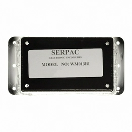 Serpac Electronic Enclosures WM013RI,BK image