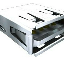 samtec USB-A-D-F-B-TH image