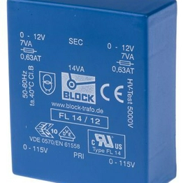 FL 14/12 BLOCK Transformatoren-Elektronik
