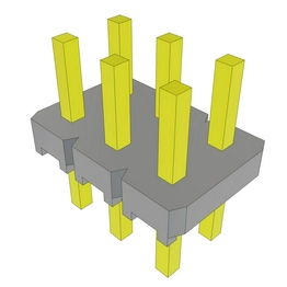 samtec MTLW-103-06-G-D-125 image