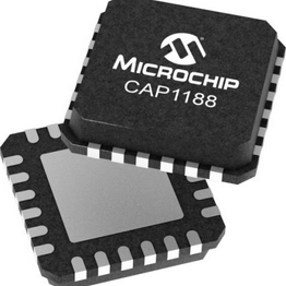 Microchip Technology CAP1188-1-CP-TR image