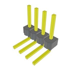 samtec MTSW-104-22-G-S-250-RA image