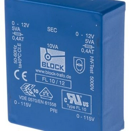 FL 10/12 BLOCK Transformatoren-Elektronik
