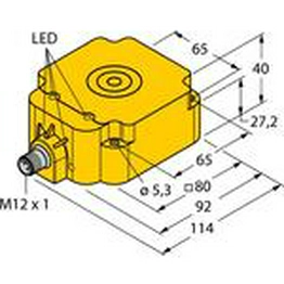 NI75U-Q80-VN4X2-H1141 TURCK