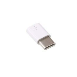 Raspberry Pi USB-Micro B to USB-C Adapter White image