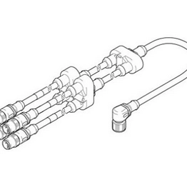 NEFV-V12-M12W8-0.6-M12QG5 FESTO