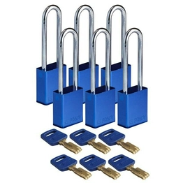 ALU-BLU-76ST-KA6PK BRADY