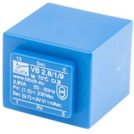 BLOCK Transformatoren-Elektronik VB 2,8/1/9 image