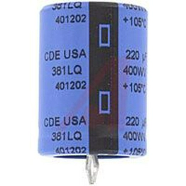 Cornell Dubilier Electronics 381LQ221M400J032 image