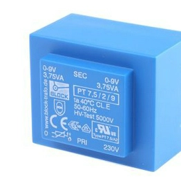 PT 7.5/2/9 BLOCK Transformatoren-Elektronik