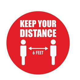 3M 3662-10 KEEP DISTANCE 3M