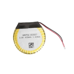 GRP653027-1C-3.8V-430MAH WITH PCM Grepow