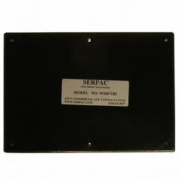 Serpac Electronic Enclosures WM071RI,BK image