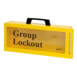 METAL 10 PADLOCK WALL LOCK BOX BRADY