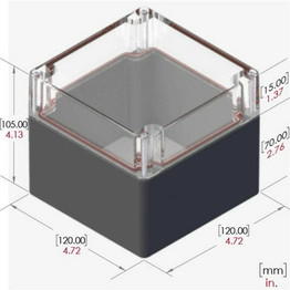 RB55P14C28G Serpac Electronic Enclosures