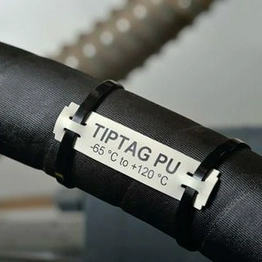 556-25007 TTAGPU15X65WH-PUR-WH HellermannTyton