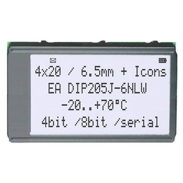 EA DIP205J-6NLW DISPLAY VISIONS