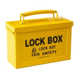 STEEL PORTABLE GROUP LOCK BOX YLW BRADY