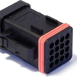 CTC 16 WAY PLUG BLACK / 132015-0073 ITT