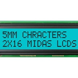 MD21605D6W-FPTLRGB Midas Components