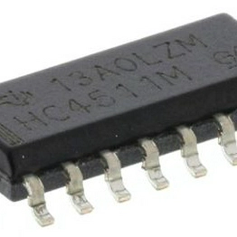 Texas Instruments CD74HC4511M image