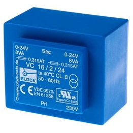 VC 16/2/24 BLOCK Transformatoren-Elektronik