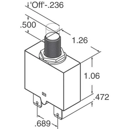 E-T-A Elektrotechnische Apparate 1658-G21-02-P10-15A image