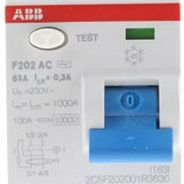 2CSF202001R3630  F202 AC-63/0,3 ABB