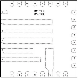 Analog Devices MAX77960EFV06+ image