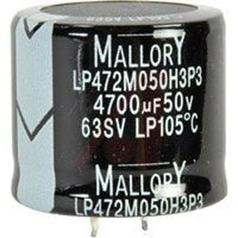 Cornell Dubilier Electronics LP472M050H3P3 image