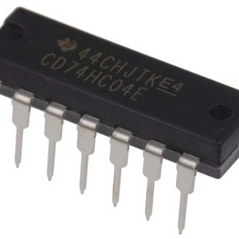 Texas Instruments CD74HC04E image