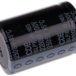 Cornell Dubilier Electronics SLPX222M200H9P3 image