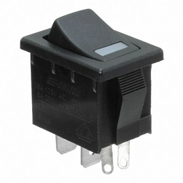 R1966ABLKBLKEGRED E-SWITCH