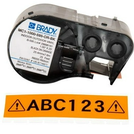 BRADY MC1-1000-595-OR-BK image