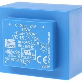 VC 16/1/24 BLOCK Transformatoren-Elektronik